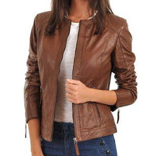 Women_s leather jacket laundry by Fabo